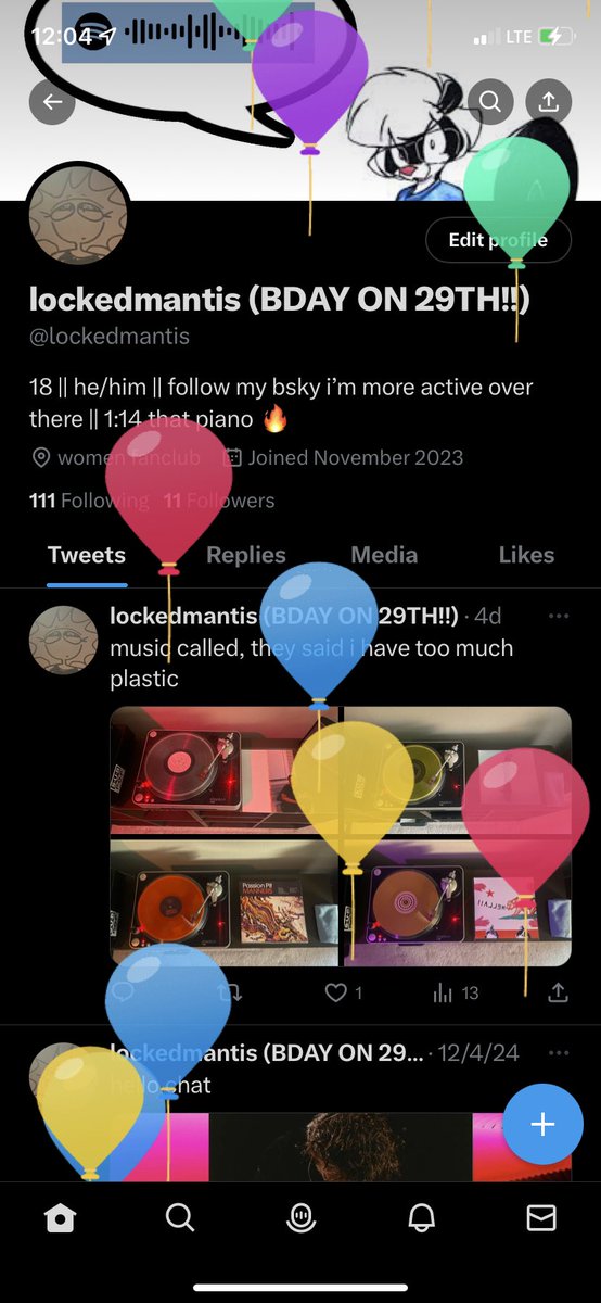 lockedmantis (now chromeskybox) tweet media