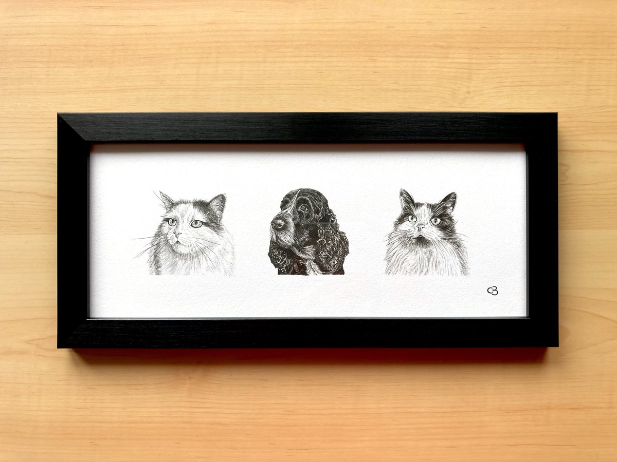 highstridesoc's tweet photo. π±πΆπ±
#itsrainingcatsanddogs #cat #dog #pet #portrait #petportrait #giftideas #creativegifts #personal #penandink #handdrawn #madetoorder #oneofakind #custom #art #design #illustration #unique #commission #inkart #inkartist #drawing #highstridesoc #localartist #birmingham https://t.co/m6V1SoAfra