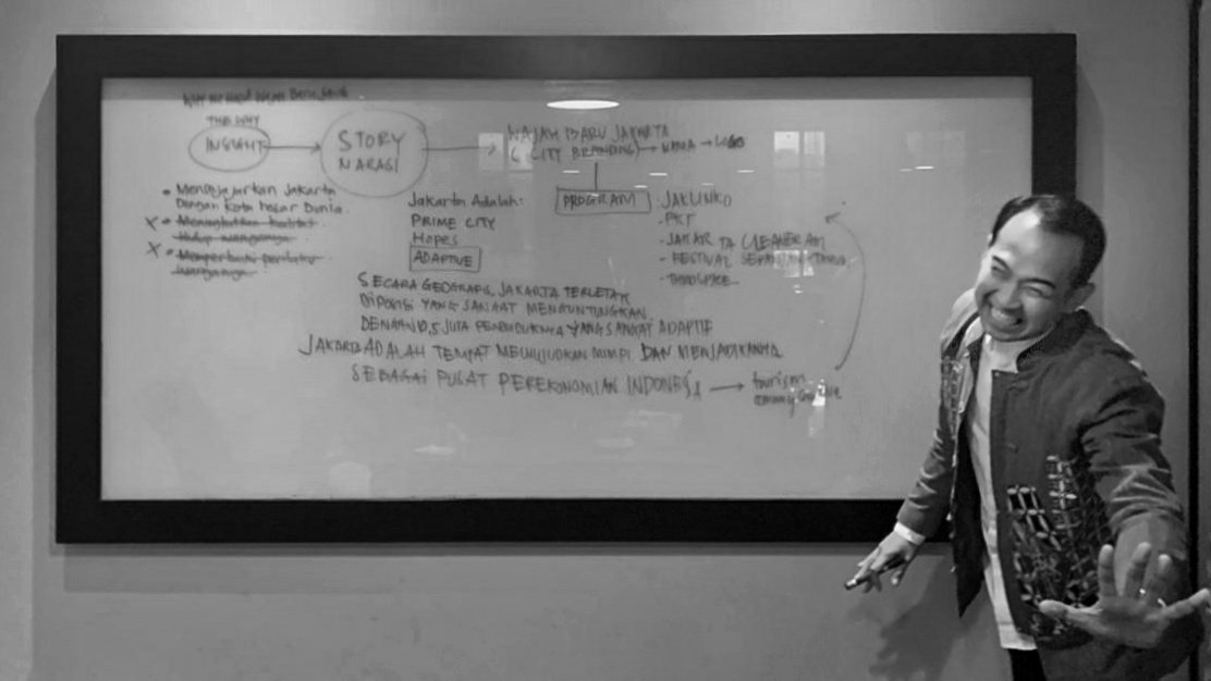 Kenangan meeting-meeting awal penentuan direction untuk jenama +Jakarta.
Setelah meeting ini baru kami memberikan direction brief untuk  beberapa agency salah satunya 6616, sebelum kemudian dipresentasikan ke Pak <a href="/aniesbaswedan/">Anies Rasyid Baswedan</a>