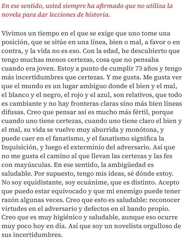 perezreverte's tweet photo. Pues eso. Que sí. La fértil incertidumbre. https://t.co/cyUzIWzOp0
