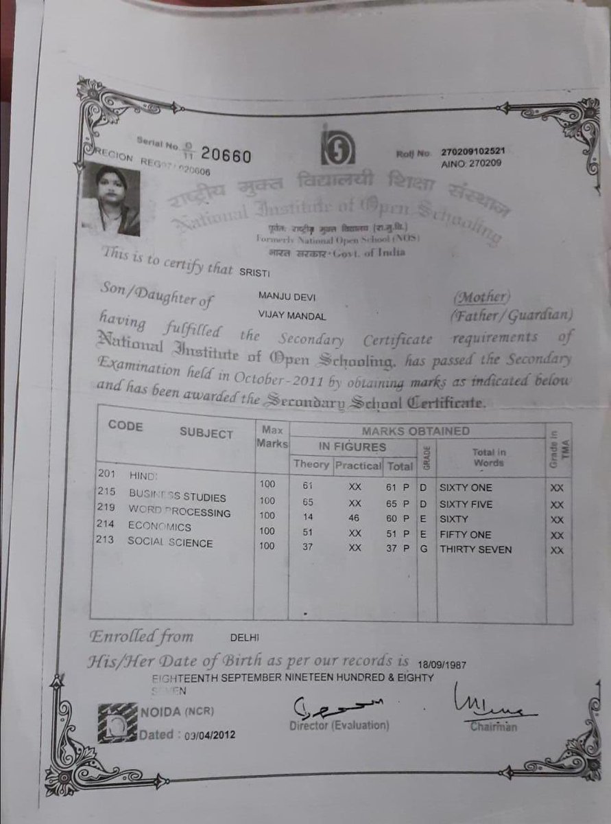 kedarnath8781's tweet photo. @ACPAshishKumar Add = RC 16 Khora colony Kala enclave Jao waha se Riswat le lo fake certificates banate hain police wale bhi mile hue hain original copy mere pass hain https://t.co/nfXSJPwfAB