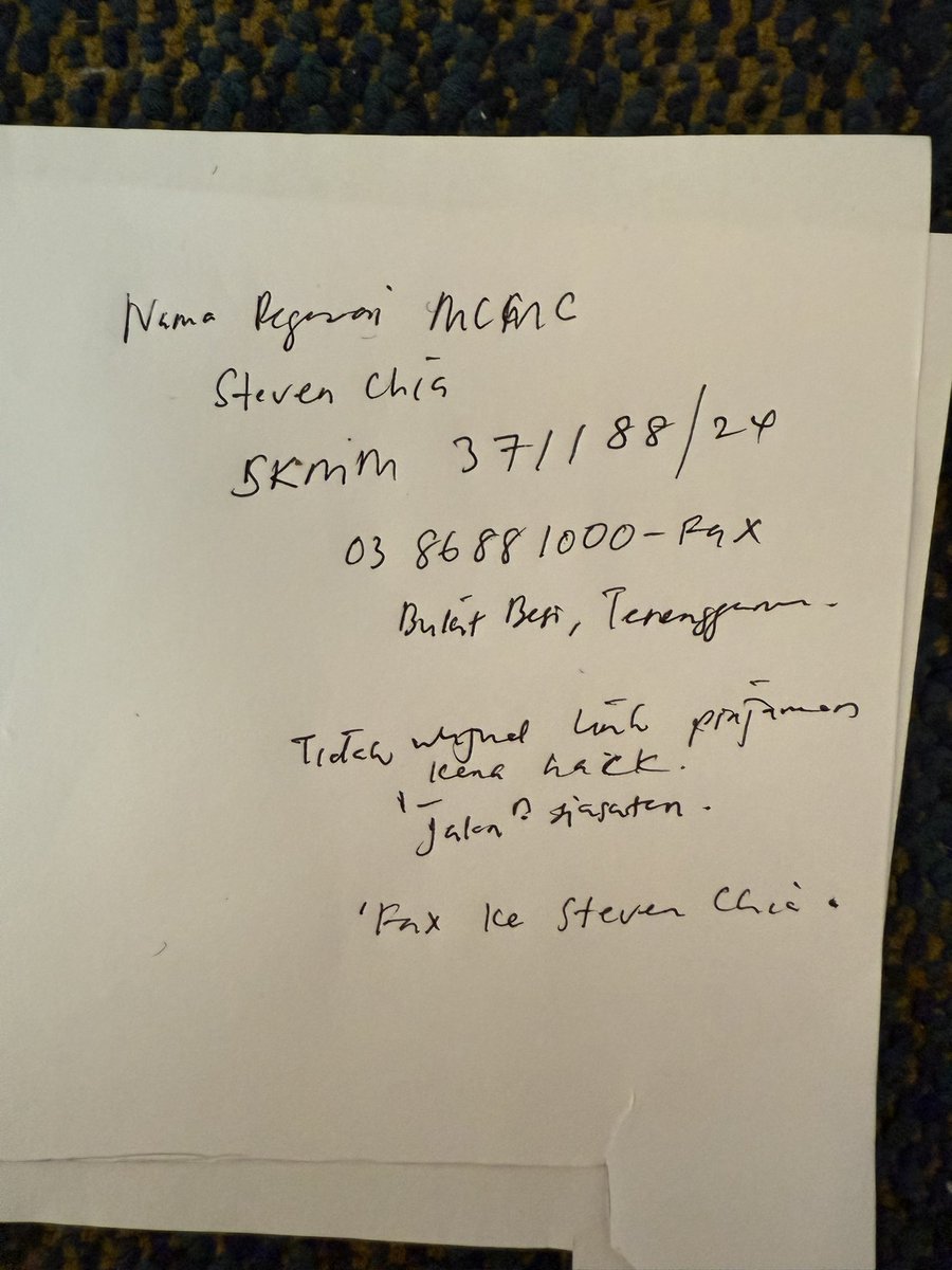 amirjaharimuzik's tweet photo. Ini thread. Gila betul scammer ni. Ada laki ni call aku bagitau dia pegawai MCMC dari Bukit Besi Terengganu. Dia kata number phone aku kena hack di whatsapp &amp; telegram buat link pinjaman. Dia siap bagi number siasatan etc.. then dia suruh aku report polis. https://t.co/4HslkvHydY