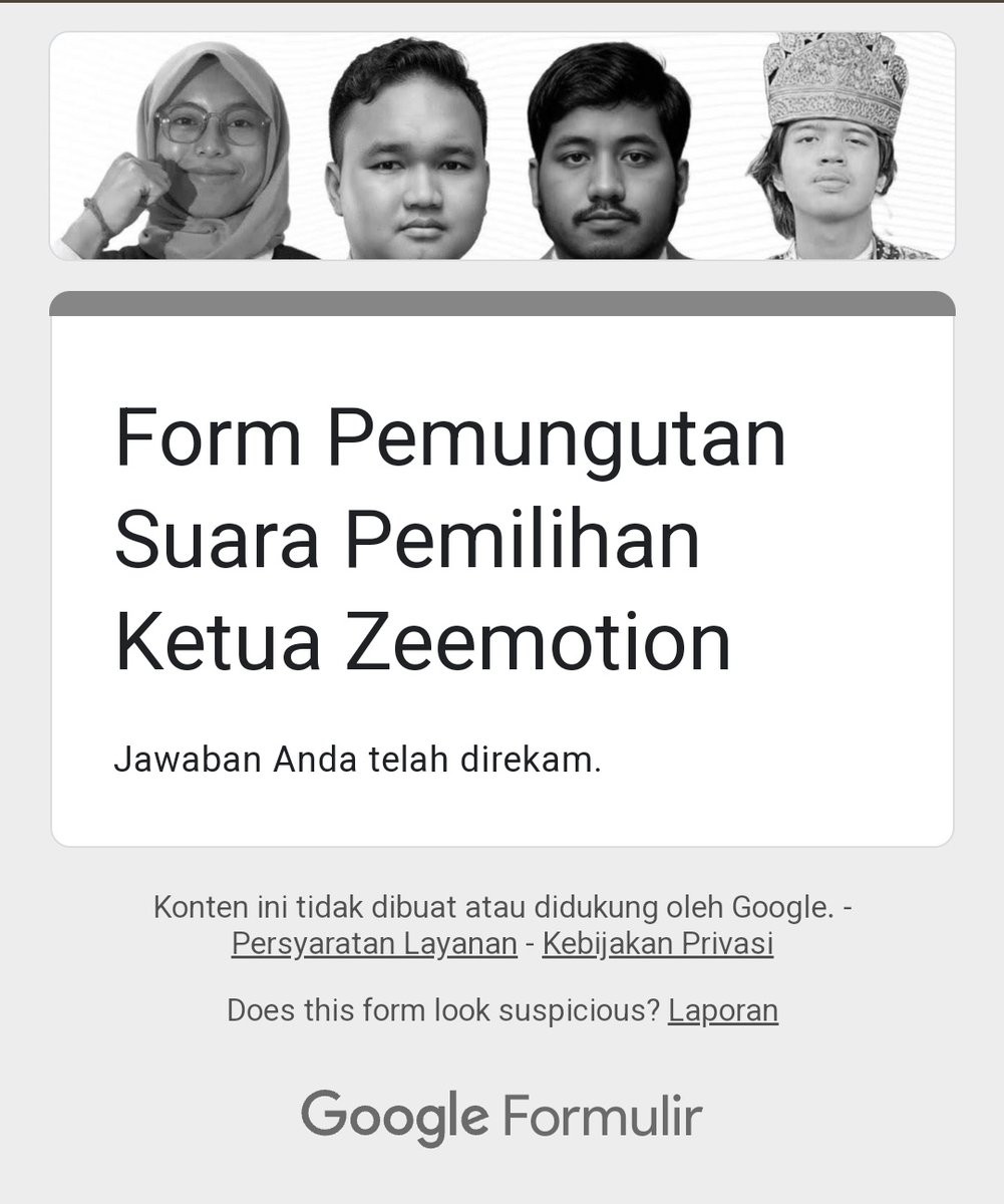 ZeemotionSMG's tweet photo. Sudahkah kalian memilih??
gunakan hak pilih kalian demi masa depan @ZeeMotionID yang cerah dan SOLID. 
#ZeemarakMemilih https://t.co/hBqmfDbbIN