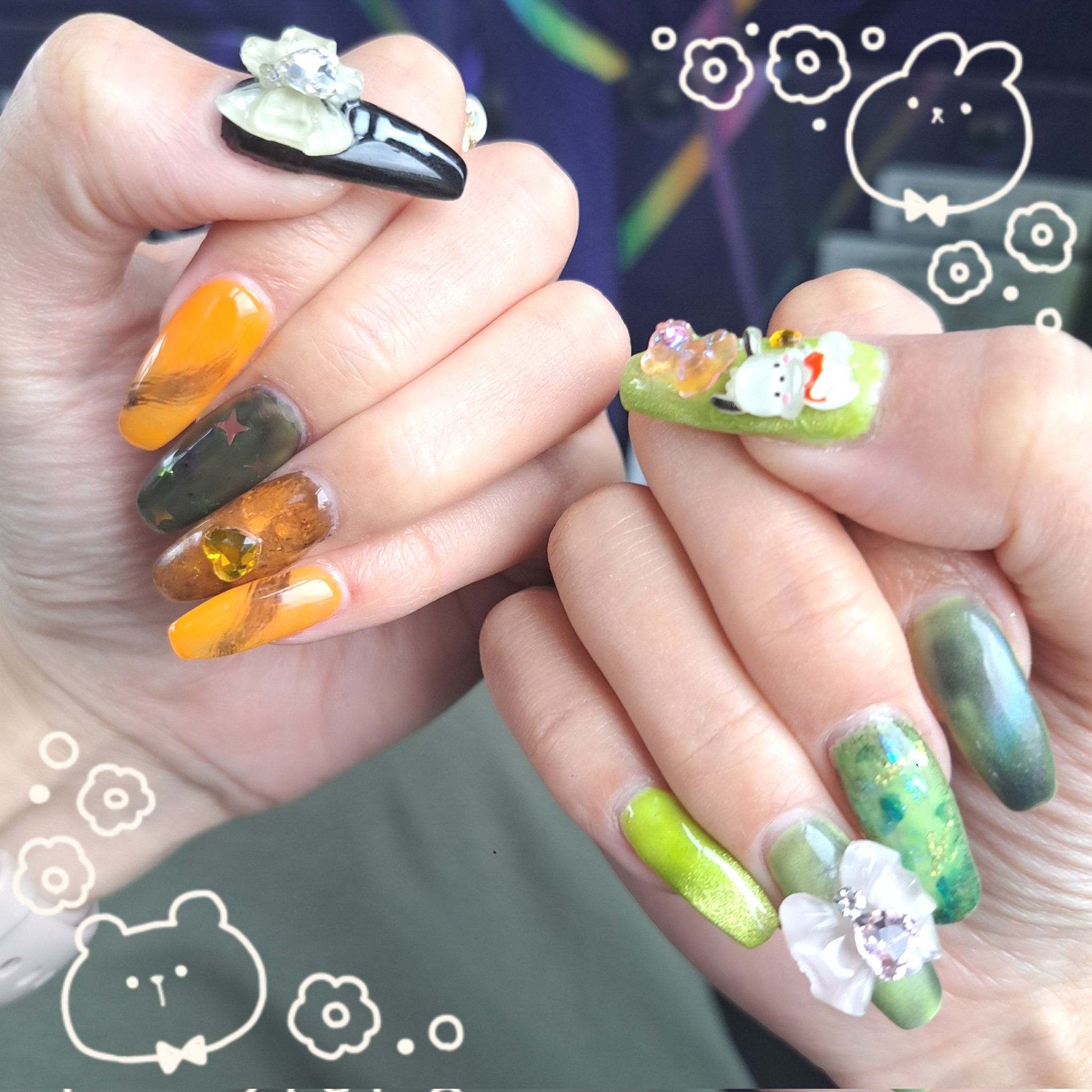 NCT127 불가사리 STARFISH ネイル ヒトデ パーツ Nail Labo メタル