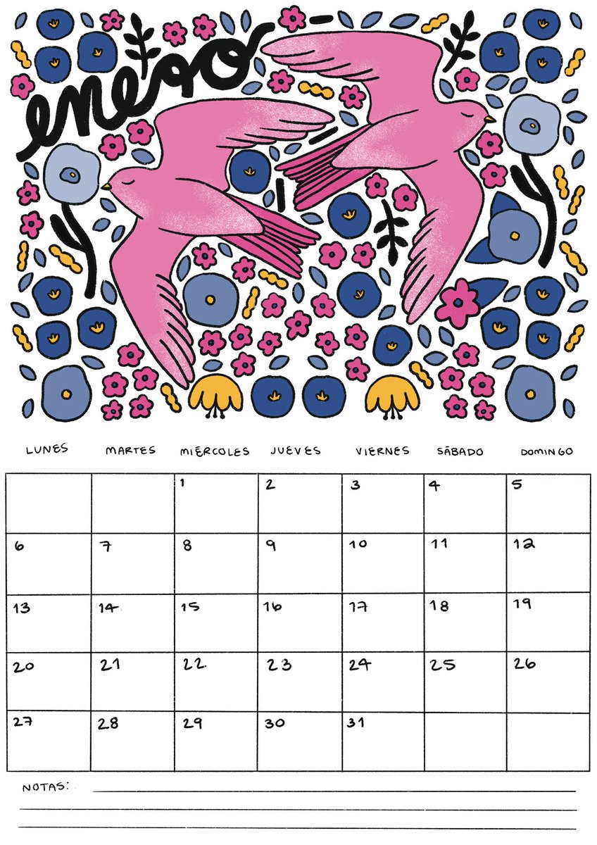 caosilustrado's tweet photo. Oigan amigxs de Twitter hice un calendario para colorear (pueden comprarlo a color tmbn) que es digital, se los mando por drive y pueden imprimirlo :-) está en 150, díganme si quieren uno 💐 https://t.co/oYhuH1qKsi