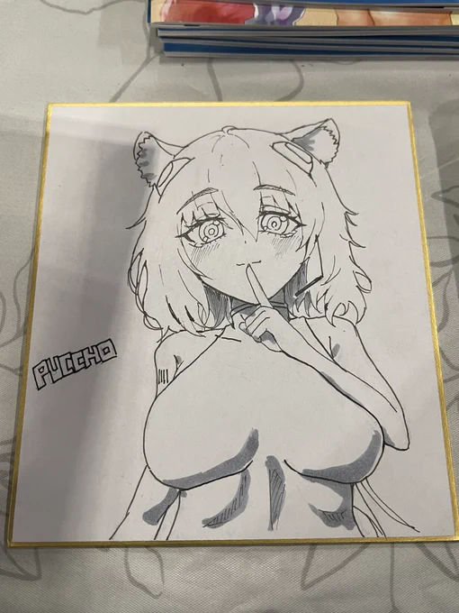 暇だったんでグラベルの色紙描きました。
一時半から販売します! 