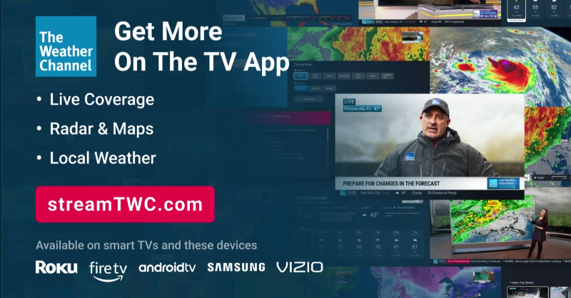 weatherchannel's tweet photo. Watch The Weather Channel’s extended live severe weather coverage on air or available to stream on a smart TV: https://t.co/m2Ym335l2I ⬇️