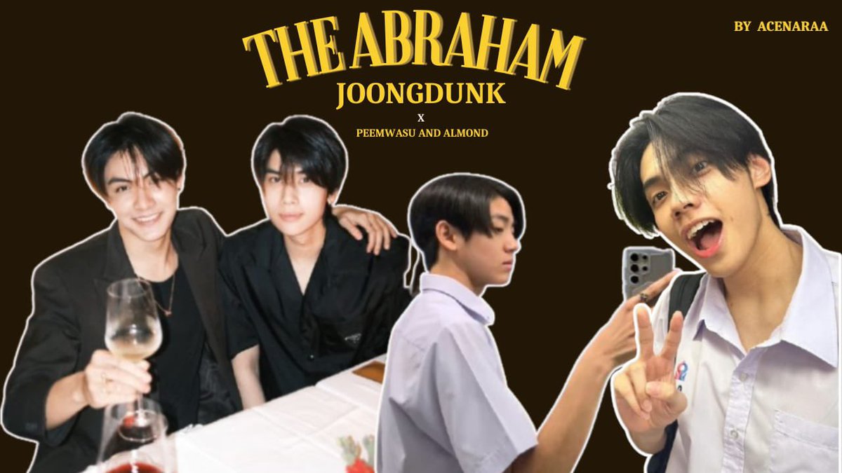 acenaraa's tweet photo. #joongdunk au x peemwasu and almond.

“The Abraham Universe” kisah si Abang Pasha yang mau les private, eh ternyata gurunya cantik.

written by acenaraa https://t.co/c2kKiQYv92