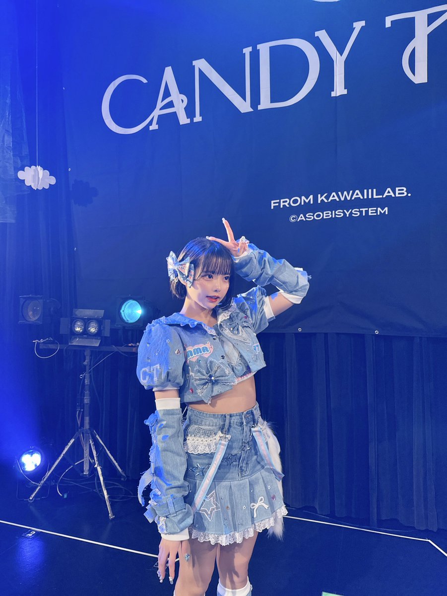 大天才生誕衣装でしょ？？🩵🩵 #きゃんちゅー #CANDYTUNE