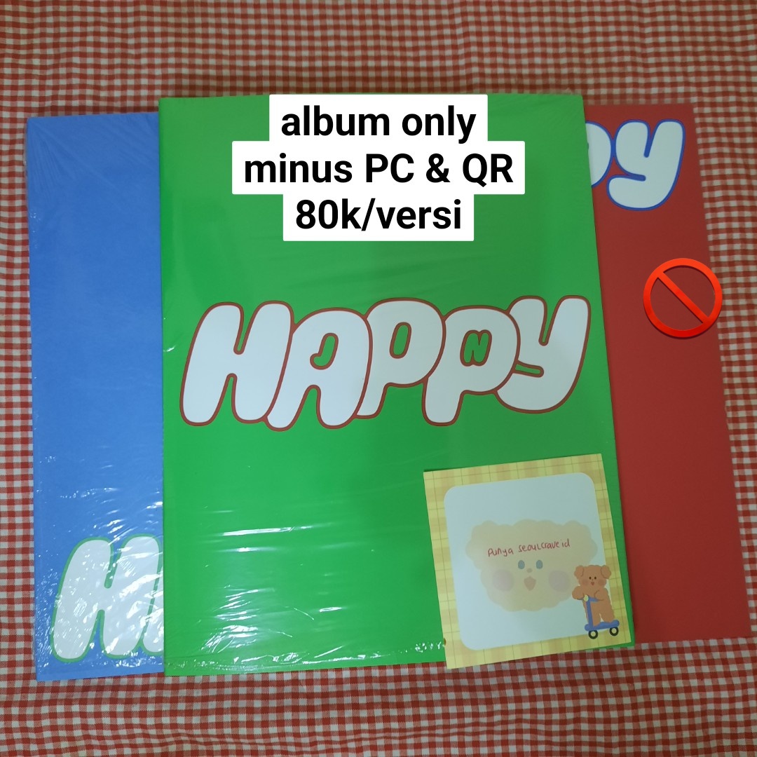 WTS Album only Happy

💸80k/versi

exclude adm shopee
Dom Bogor
Link CO: id.shp.ee/WHLtWfB

Minus PC dan QR ajaa..

wts lfb amj jual album only unsealed seokjin jin bts