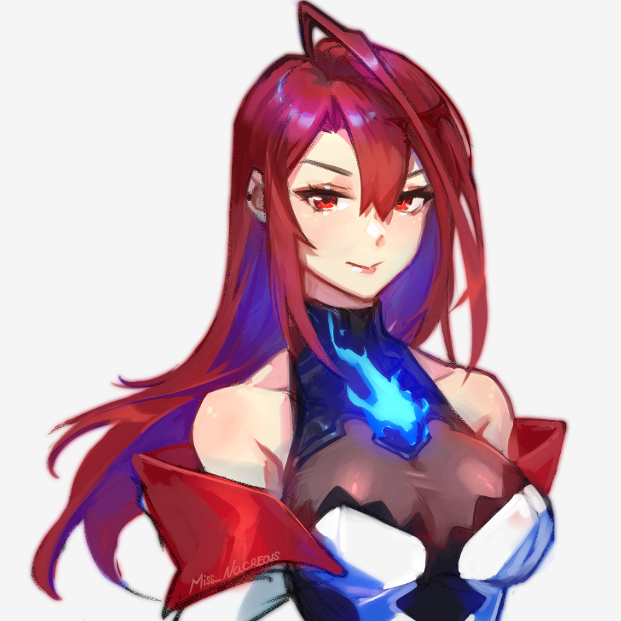 Miss_Nacreous's tweet photo. I wanted to do a speed paint of @ERBloodflame 
Love u queen, good night💤
#HololiveEN https://t.co/3AVOBLYTZ9