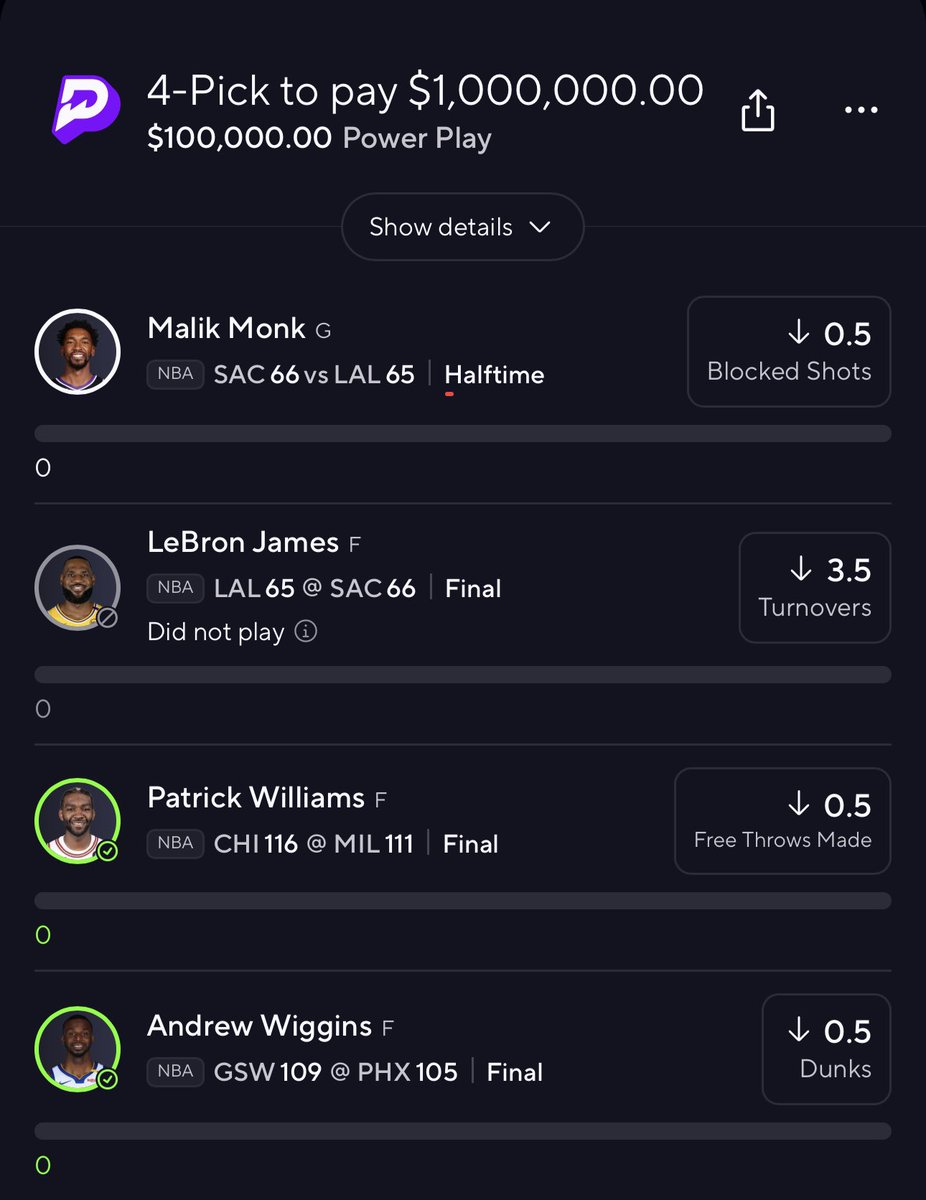 If Malik Monk cashes this NBA 10x nuke for $1,000,000

I’ll pick 200 random followers to send $1,000 to via Cashapp who: 

LIKES, RTs, FOLLOWS &amp; COMMENTS BELOW ONCE DONE❤️💰

#PrizePicks
