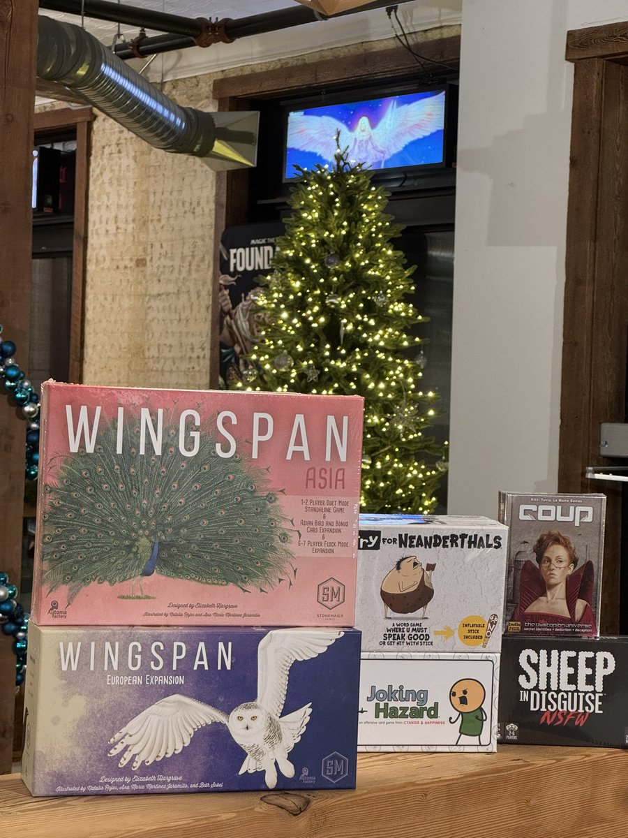 Some important restocks have landed just in time for New Years Eve fun!

Our #Hours for the rest of the 2024:
Sunday Dec 29 11am to 4pm
Monday Dec 30 Closed
Tuesday Dec 31 11am to 3pm.

We will be closed January 1st, but regular hours resume January 2nd.