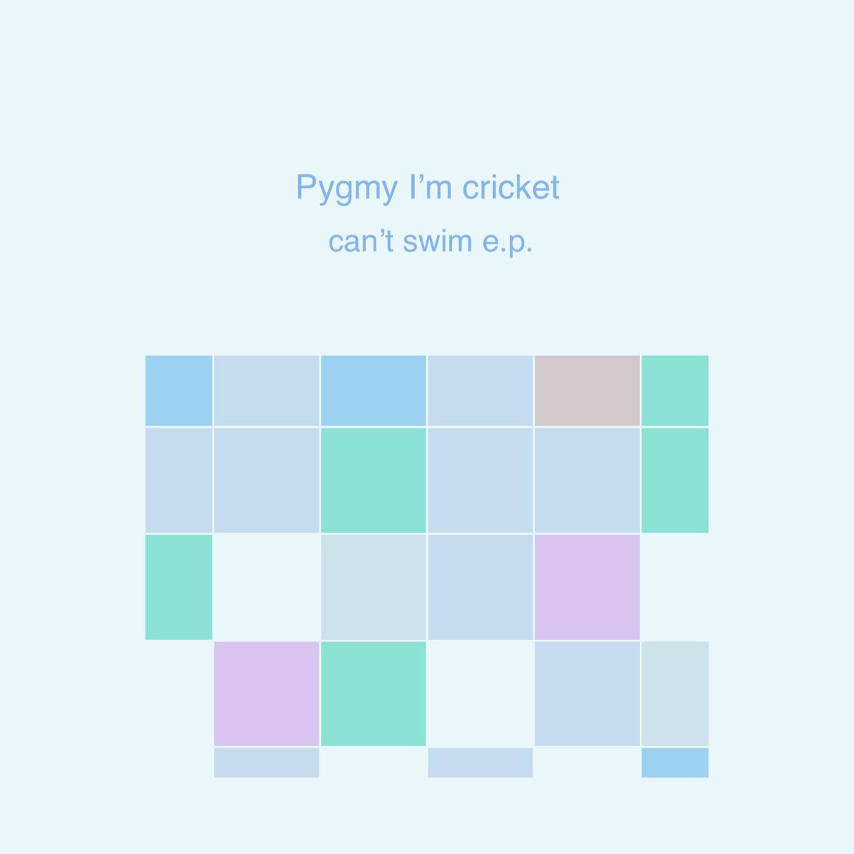 [Recording Works]
- Pygmy I’m cricket - (<a href="/i_pygmy/">Pygmy I’m cricket</a>)

3rd EP
 [ can’t swim e.p. ] 

Recording Studio : Studio Life
Recording &amp; Mixing : Tomoro Shimada(<a href="/ba_tm_nd/">Shimada Tomoro / 島田 智朗</a>)
