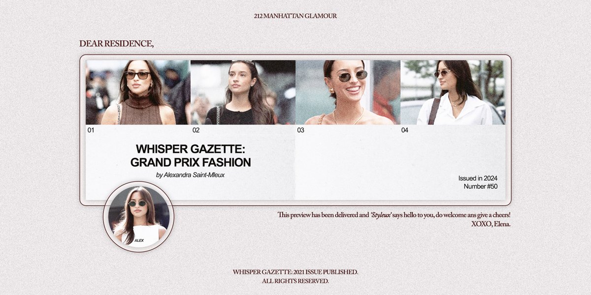 STOP RIGHT THERE... Another dazzling companion joins Scriptzine and Memograph!

Meet Styleux—the perfect frame to flaunt your favorite looks in a magazine-worthy spotlight. Effortlessly chic just like you, darls. If this resemble of another BA, tell me nicely through DM! ❤️