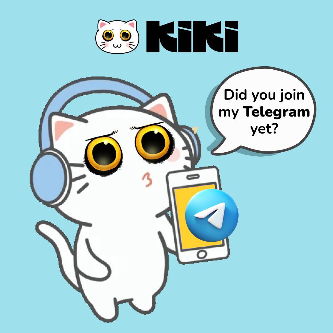 Still not a KiKat on Telegram?

Join us and stay up-to-date. And most importantly, have FUN 🐱❤️

t.me/KIKIcat_offici…
t.me/KIKIcat_chat