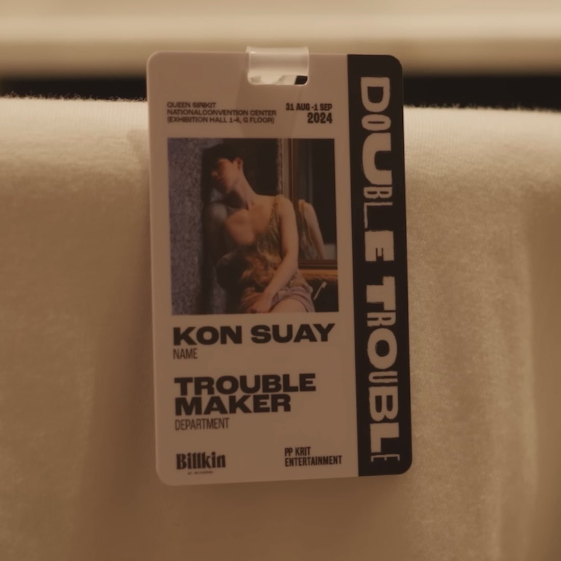 เฉลยแย้ว ป้ายประจำตัวน้องพีพี คือชื่อ “คนสวย” 55555555555555555555 แฃ้วีูปเสวมากค่ะน้อง

#DBTB_Troublemaking