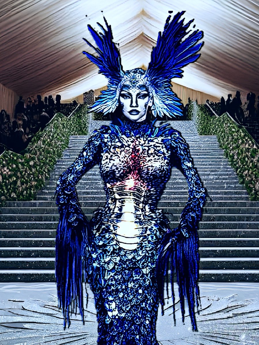 AMSierra's tweet photo. 𝕮𝖔𝖒𝖊 𝖉𝖔𝖜𝖓 𝖙𝖔 𝖙𝖍𝖊 𝕭𝖑𝖆𝖈𝖐 𝕾𝖊𝖆, 𝕾𝖜𝖎𝖒𝖒𝖎𝖓𝖌 𝖂𝖎𝖙𝖍 𝕸𝖊 💎🦈

(Siren from the Blue Lagoon look inspired by Thierry Mugler 'Chimere Dress from the 1997 collection)

#ValmontGala #WWE2K24 https://t.co/MPGTtH3u0U