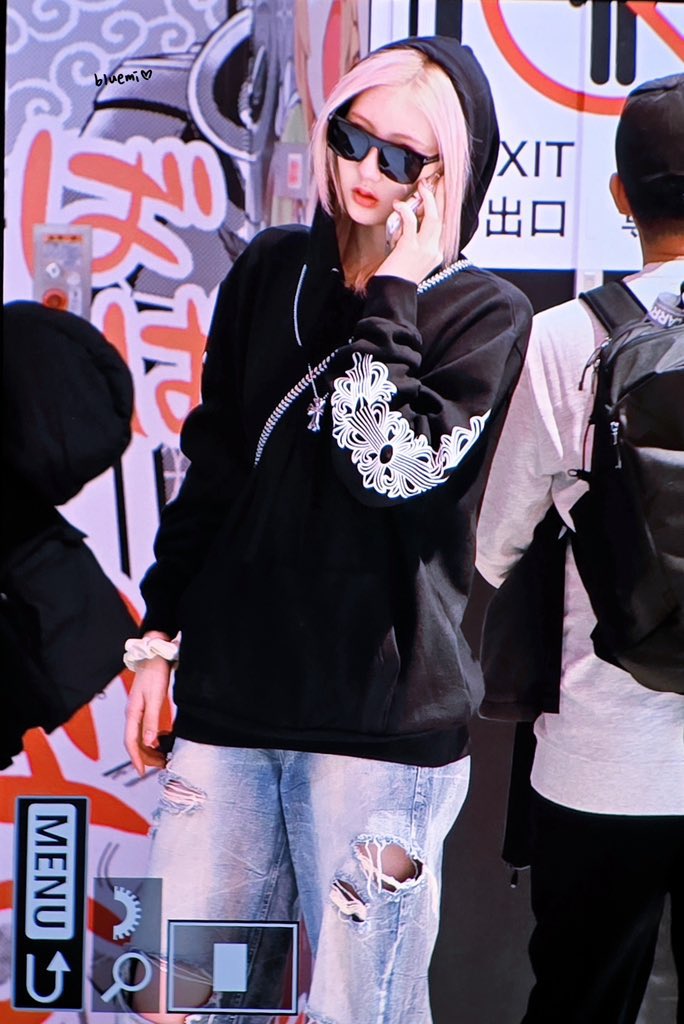Chrome Hearts suits you RAMI hmm Is RUKA with you in HARAJUKU for