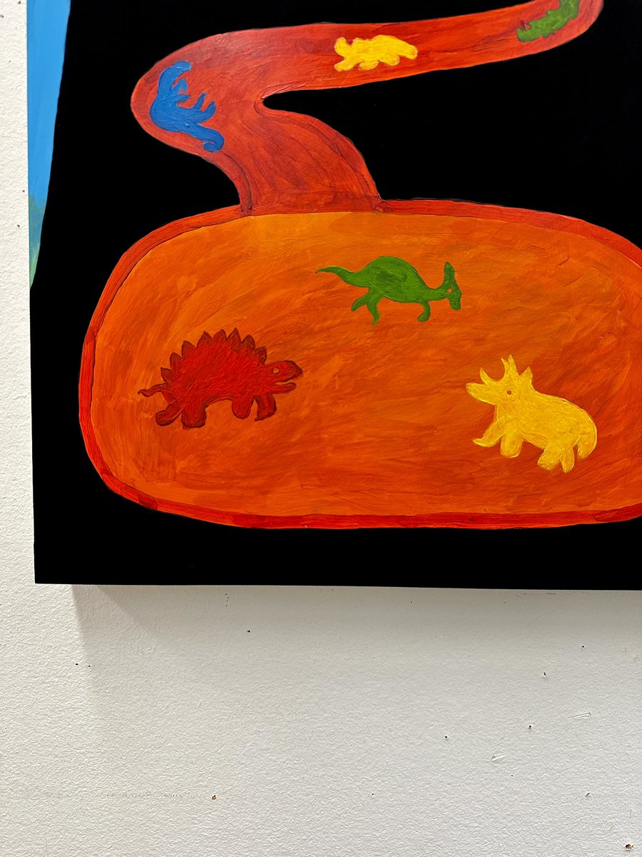 ConRayArt's tweet photo. My new painting: Choking Hazard https://t.co/rUI1MrYuRB