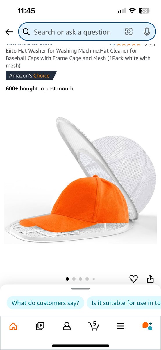 TimPeters94's tweet photo. @DanaWessel Hat cage with mesh cover off Amazon, I have one like this that I use to wash out my construction sweat stains. This one has helped keep the hats shape better than ones I’ve used in the past. https://t.co/LaNt0n7Qag