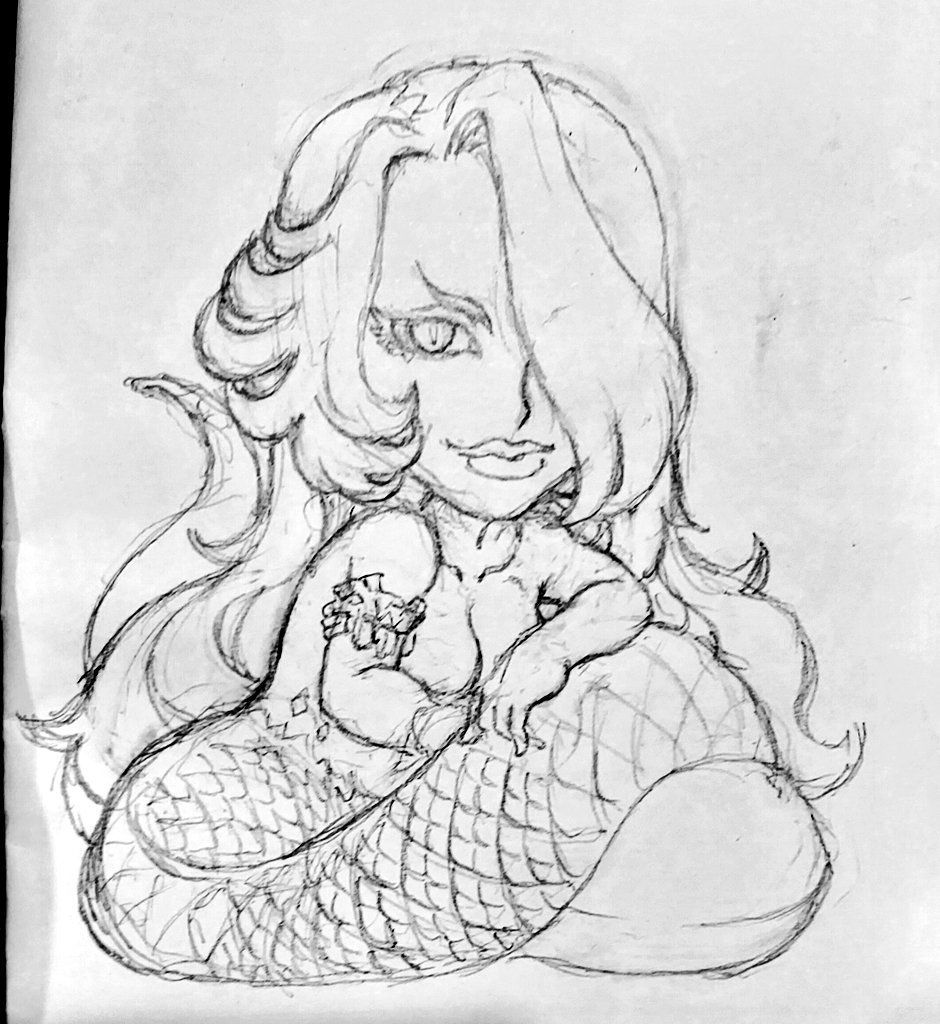 メモ紙に描いてたら縦に長くなってしまった 