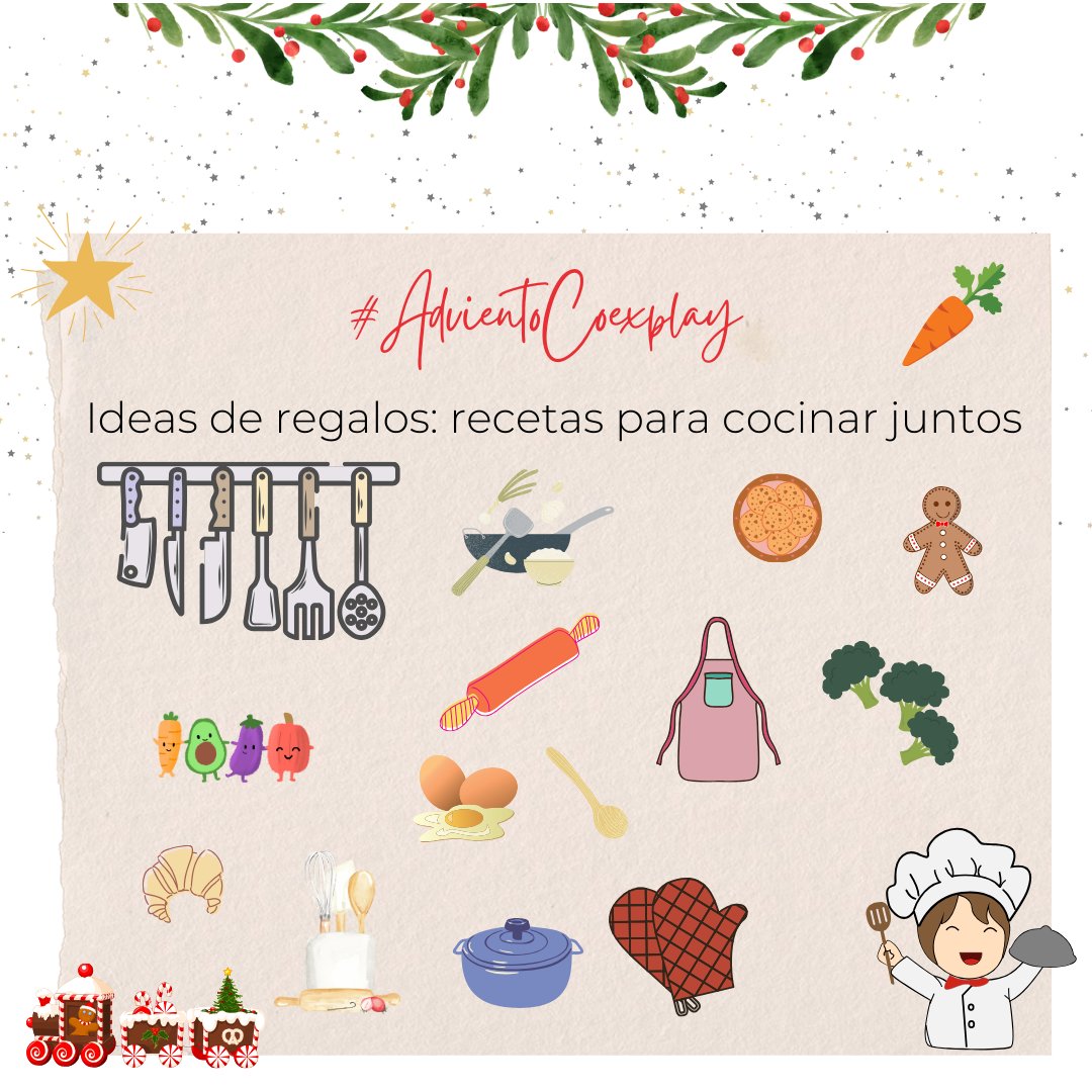 💥 🎁 Ideas de regalos 💥 🎁
Hoy en ideas de regalos os dejamos esta: fácil, divertida y seguro que emocionante porque no hay nada como regalar tiempo ⏰ por eso regalar recetas para hacer en compañía de familia o amigos puede ser un regalo muy bonito y emotivo.🎄