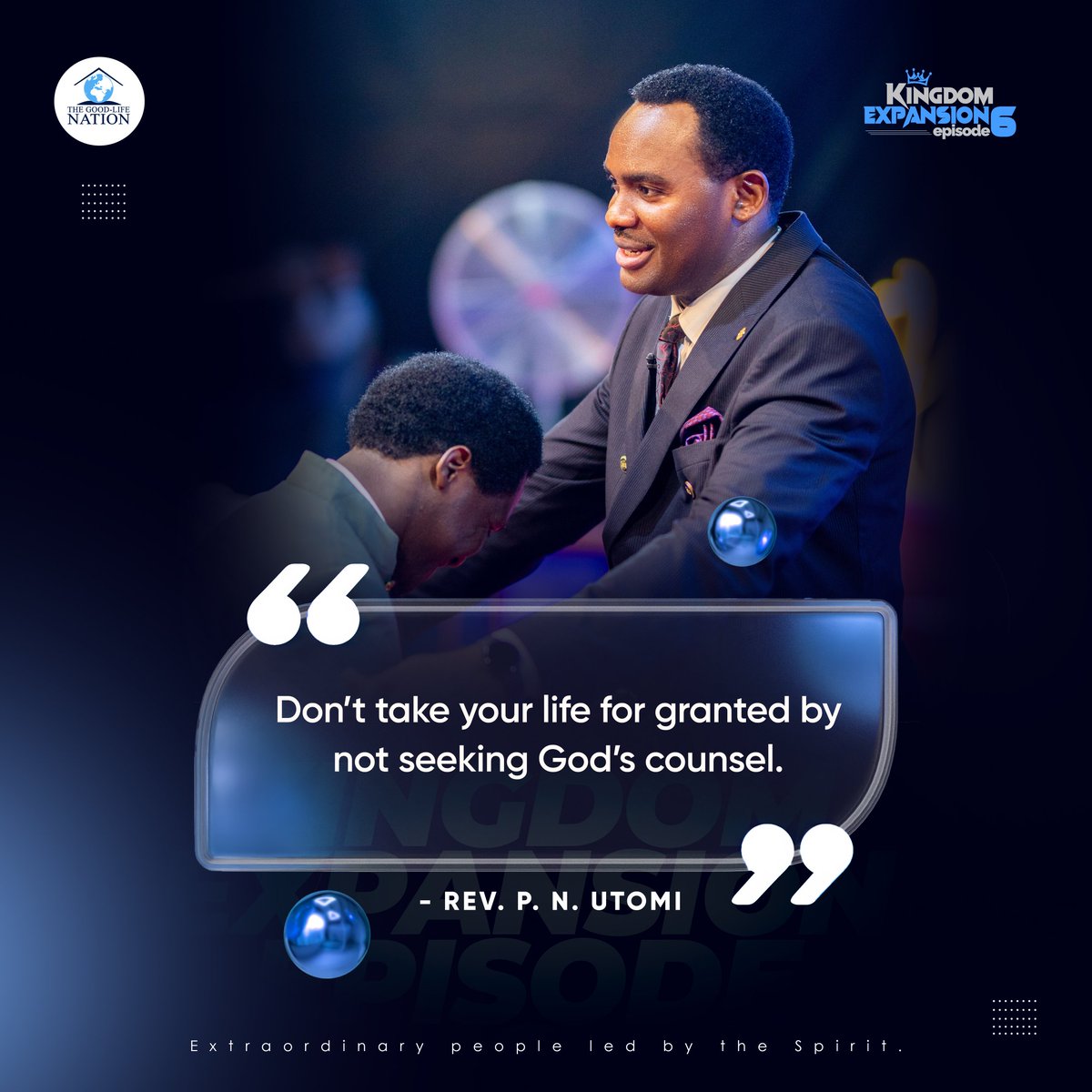 TGLFInc's tweet image. Don’t take your life for granted by not seeking God’s counsel. -RPN

#RPN

#KingdomExpansion

Watch live, subscribe, like, and click 🔔
