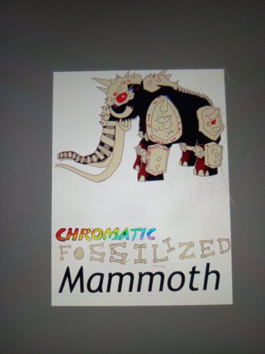 rukuszilla4722's tweet photo. Chromatic design for Mammoth W or L https://t.co/fUxN6uVhbi