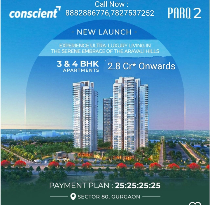 N4Realtor's tweet image. #ConscientParq #Sector80Gurgaon #LuxuryLiving #NewLaunch #RealEstate #GurgaonProperties #LuxuryApartments #ConscientInfrastructure #GurgaonRealEstate #DreamHome

@N4 Realtor 
wa.me/8882886776
wa.me/7827537252
whatsapp.com/channel/0029Va…