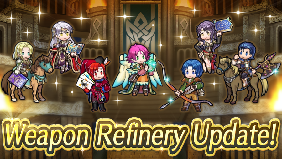 FE_Heroes_EN's tweet photo. ■ New weapon skills and weapons to refine
Fimbulvetr Morn (Sonia: Inhuman Beauty), Indignant Bow (Ronan: Villager of Iz), and Tome of Storms (Selena: Fluorspar) are coming soon!
#FEHeroes https://t.co/cd8KLTUHAx