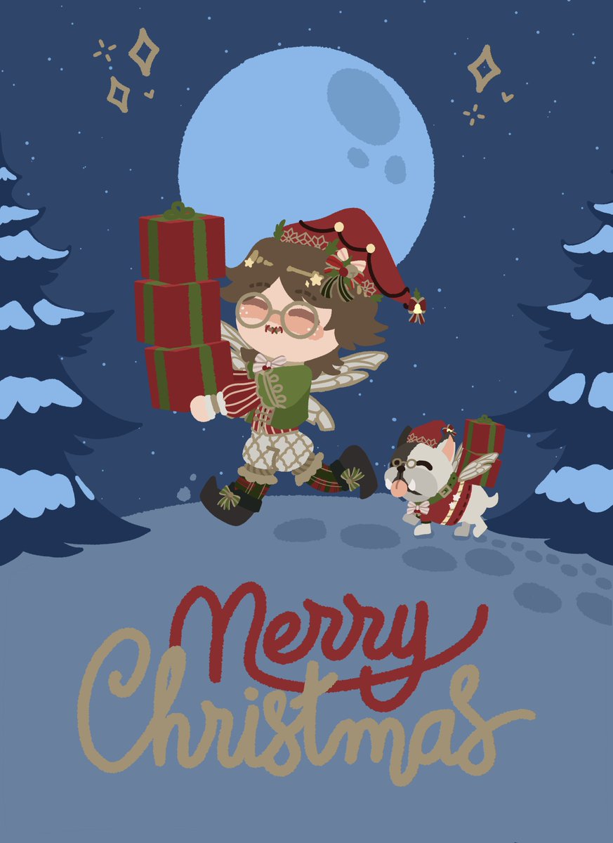 saramixgame's tweet photo. @GameIdentityV Merry Christmas 🎄🎁 https://t.co/UZXQFh2ep9