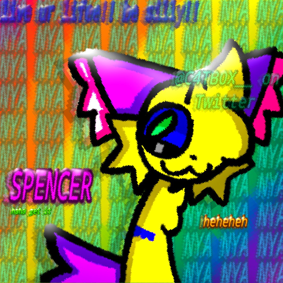 C4TB0X__'s tweet photo. SPENCER 

#art #drawing #oc #ocart #ocdrawing #catwolf #neon #neonart #bright #silly #ocredesign https://t.co/FqGbnmApBj