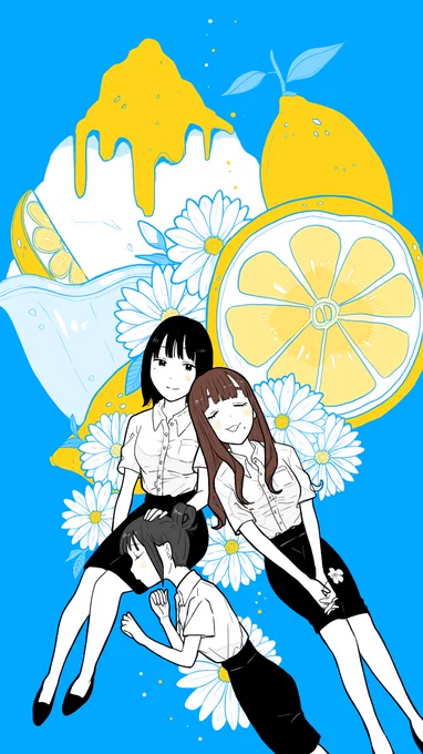 レモネードジャンキーズ振り返り!(オリジナルキャラクターたちの架空のバンドです)作品を見てもらえて嬉しかったです来年も描いていきたい 