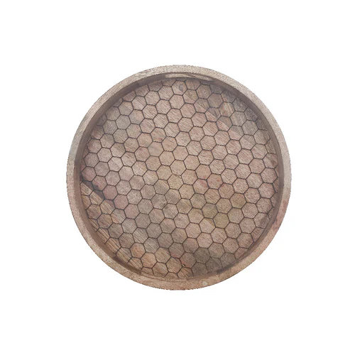 qualitycrafts0's tweet photo. A set of three Mango Wood Honeycomb Round Tray comes with handles on the sides. There is a textured design on the top that accentuates the look. Available in round shape, it complements all kinds of dining room accessories. #Decoration #homedecorideas #KitchenEssentials https://t.co/khweSbjtsa