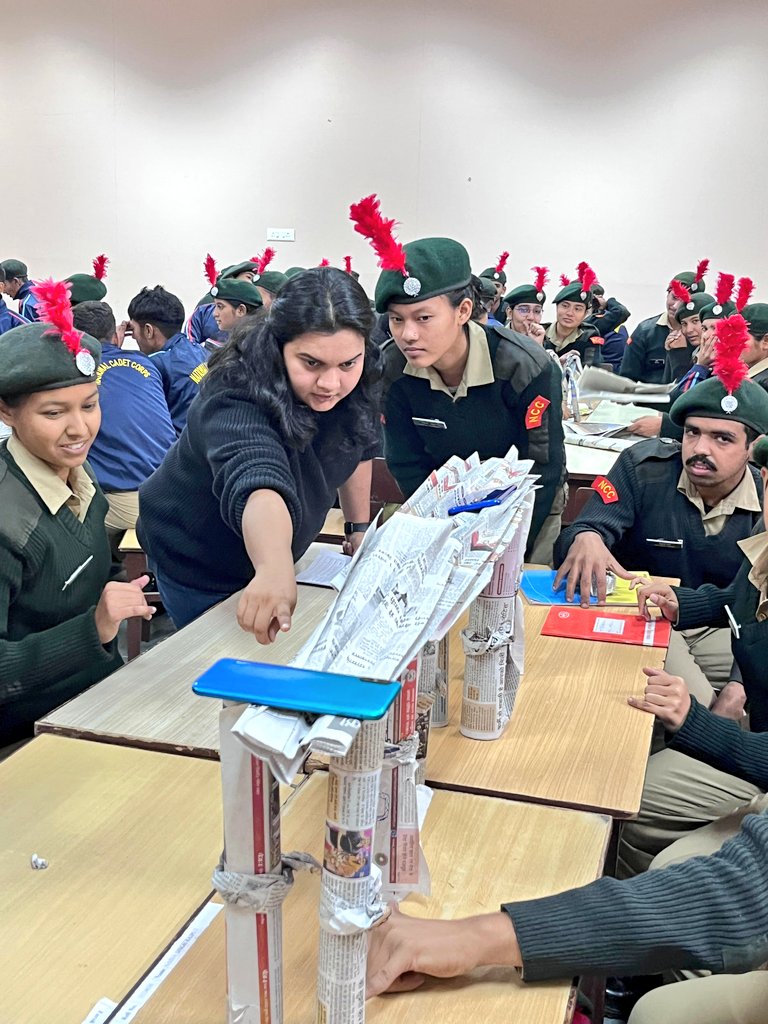 PRODefDehradun's tweet photo. "Igniting Entrepreneurial Minds" #CATC17
#StartupWorkshop organised by EXPA trainers for NCC cadets provided a solid foundation in startup fundamentals & empowered our future leaders to explore the exciting world of #entrepreneurship & innovative ventures.
#Innovation
#Startups https://t.co/eq8D2ZaYpV