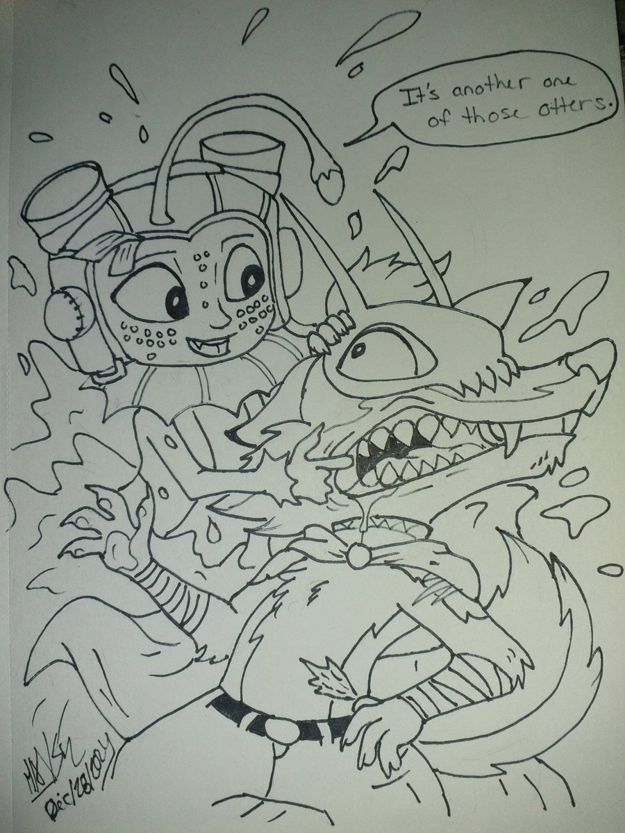 AkaNeonfox's tweet image. Bored wanted to draw someone's design.

Sea Raz @magicmvx