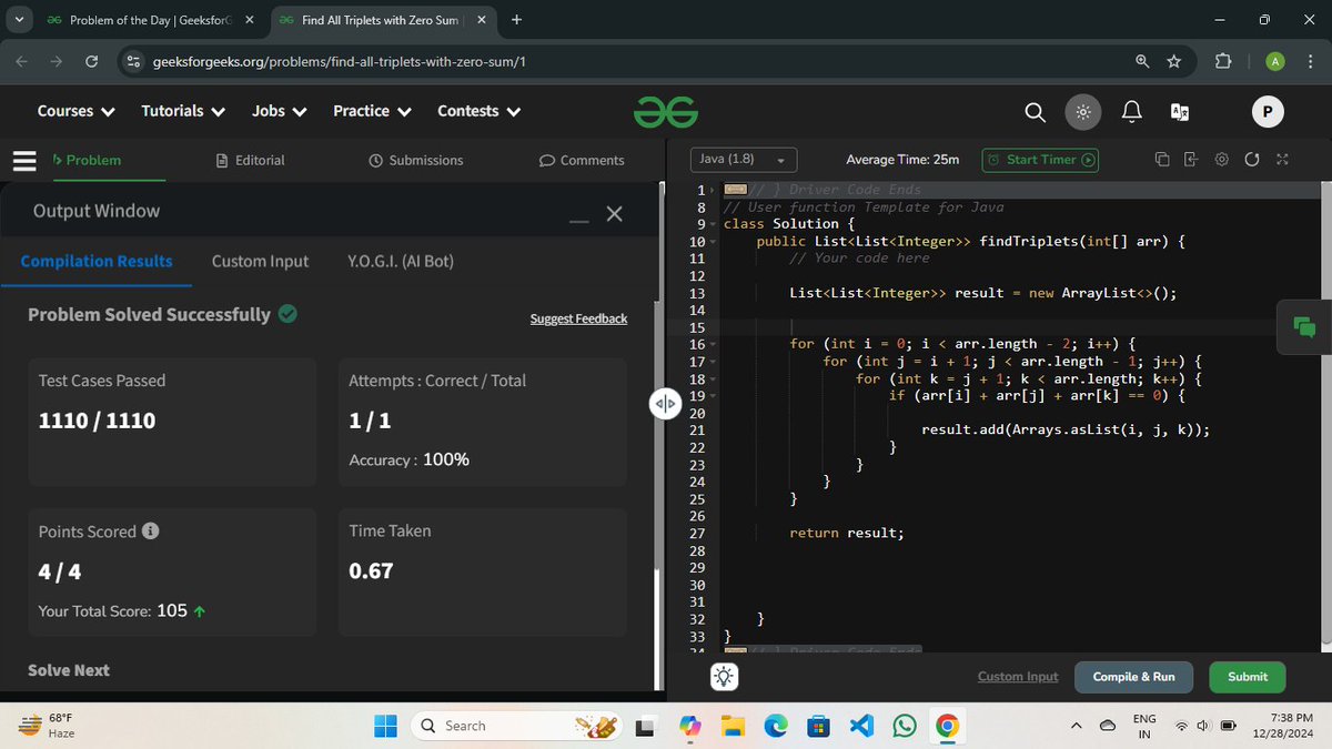 prabhat91652158's tweet photo. Day 30 of gfg160
#gfg10
#geekstreak2024 
#Geek 
#CodingChallenge 
#CodingJourney 
#DSA https://t.co/3jpZg6U4IB