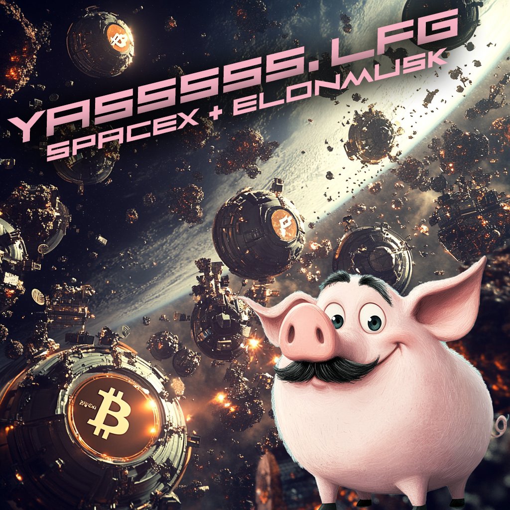 PigWifMustachio's tweet photo. @elonmusk @Starlink More satellites = faster crypto memes + smoother digital bacon trades 🚀🚀🚀 https://t.co/wYrWDZo5ZL