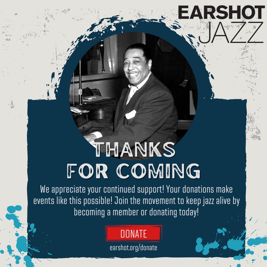 🎶✨ Thank you for celebrating Duke Ellington’s Sacred Music with us! Your continued support makes events like this possible! 

Keep jazz alive in Seattle—join or donate at 
earshot.org/donate.

 #SupportJazz #EarshotJazz #KeepJazzAlive