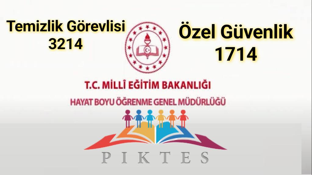 Milli Eğitim Bakanlığı Hayat Boyu Öğrenme Genel Müdürlüğü Bünyesinde Yürütülen #PİKTES Özel #Güvenlik ve #Temizlik Görevlisi çalışanları olarak okullarımızda #DAİMİ çalışmak istiyoruz.
<a href="/RTErdogan/">Recep Tayyip Erdoğan</a> <a href="/tcmeb/">Millî Eğitim Bakanlığı</a> <a href="/cengizmete/">Cengiz Mete</a> <a href="/CelileErenOKTEN/">Celile Eren ÖKTEN</a> <a href="/chnkvnc/">Cihan KIVANÇ</a>