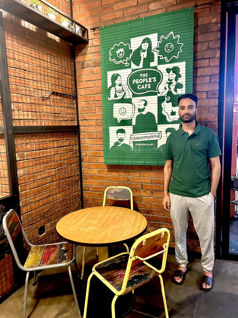 danishmanzoor__'s tweet photo. Had an amazing time at “ The People’s Cafe in Tangerang, Indonesia 🇮🇩 Loved the ambience and coffee ☕️ 

#indonesia #asianchampionship https://t.co/3oP2qXBe4W