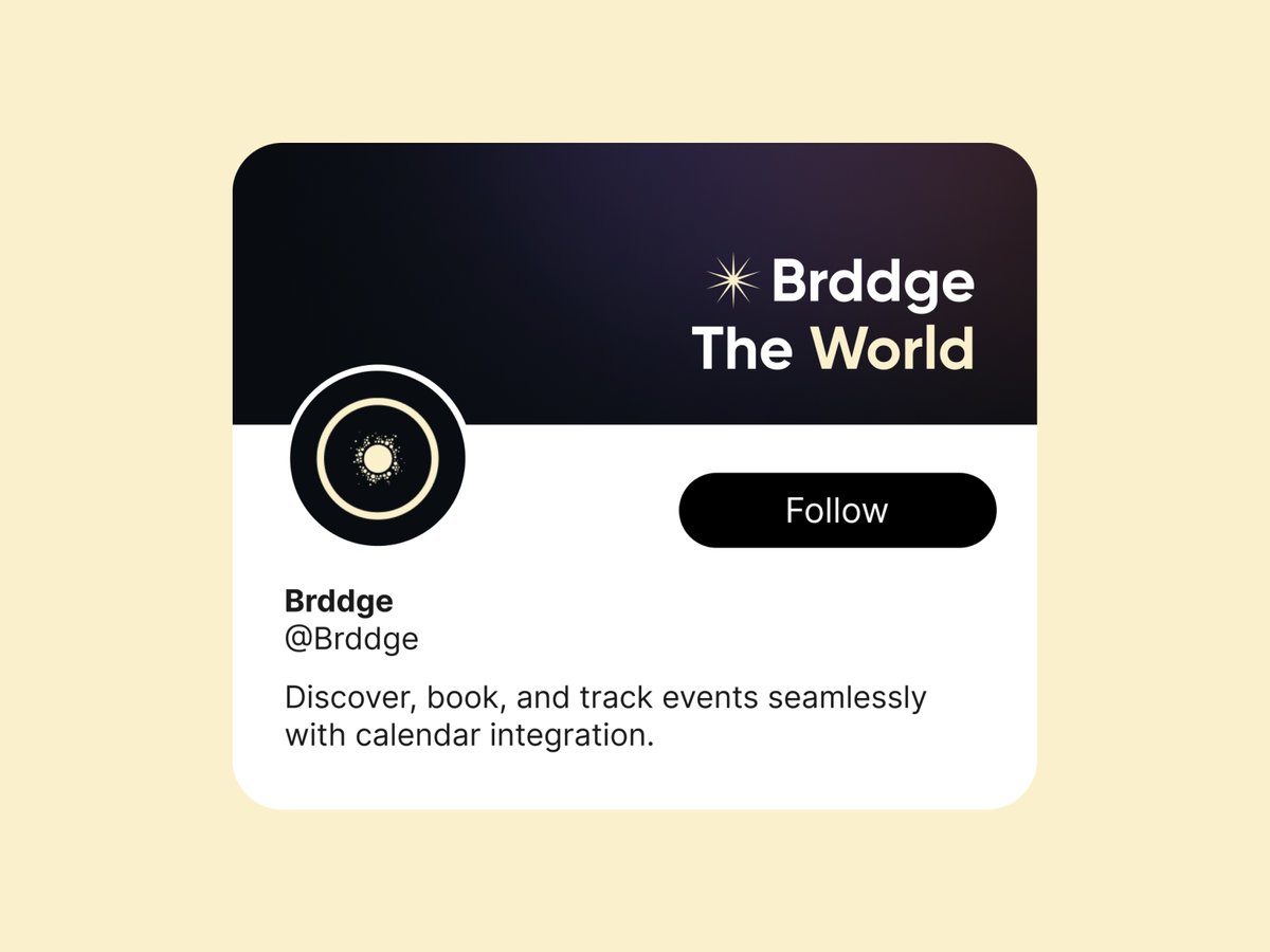 Focotik's tweet image. Event Branding Presentation for Brddge

Check full presentation: behance.net/galle…

👉 Contact: hello@focotik.agency

#UIUX #EventBookingApp #AppDesign #UXDesign #branding #brandingui #eventbranding