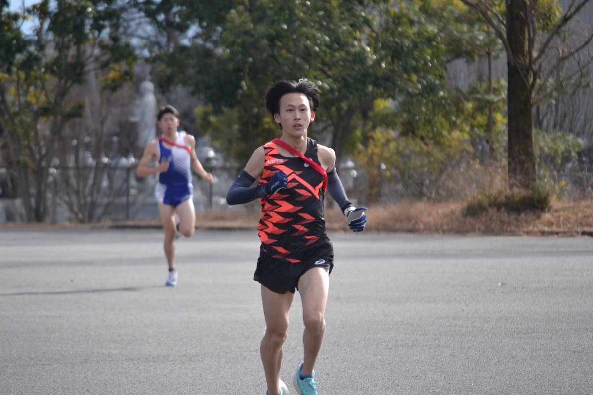 本日駅伝を行いました！みんな力強い走りでメンバーに勢いを付けること