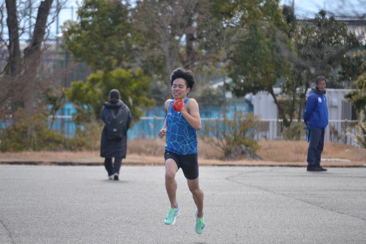 本日駅伝を行いました！みんな力強い走りでメンバーに勢いを付けること