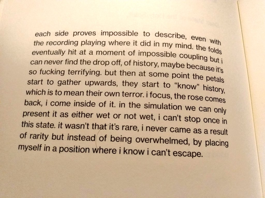 "I never came as a result of rarity but instead of being overwhelmed"🌹🔥
--Bianca Rae Messinger, pleasureisamiracle <a href="/nightboatbooks/">Nightboat Books</a>