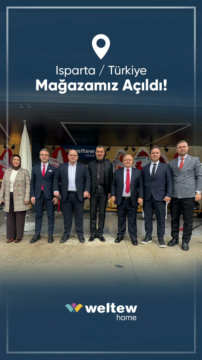 Türk mobilyacılığının en önemli lokasyonlarında yeni mağaza yatırımlarına hız kesmeden devam eden Weltew Home’un, Isparta Eğirdir yolundaki yeni mağazasını dün kalabalık bir törenle açtık.

Yeni mağazamızın yatırımcımıza  ve Weltew Home ailesine hayırlı olmasını dilerim.