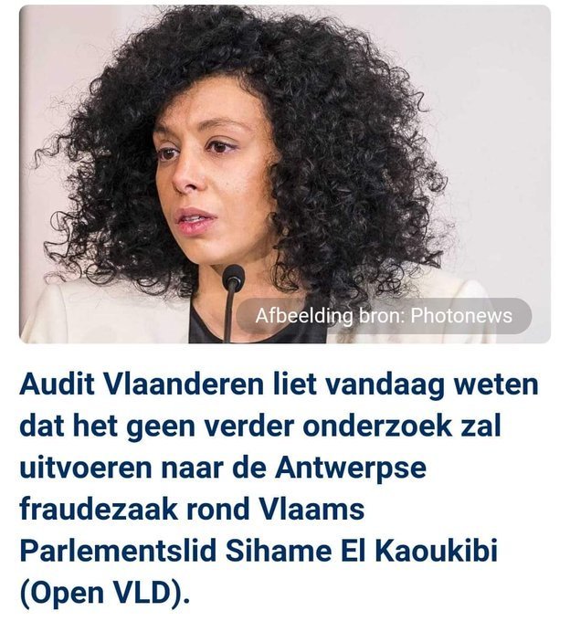 <a href="/Zu_Demir/">Zuhal Demir</a> De politiek ,ook u als machtspartij is verantwoordelijk de rechters zijn niet neutraal dat weet je ook.Fientje moerman zit zelfs in grondwettelijke Hof van staten ze is corrupt. Rechters worden benoemd via politiek.En kan je dit verklaren