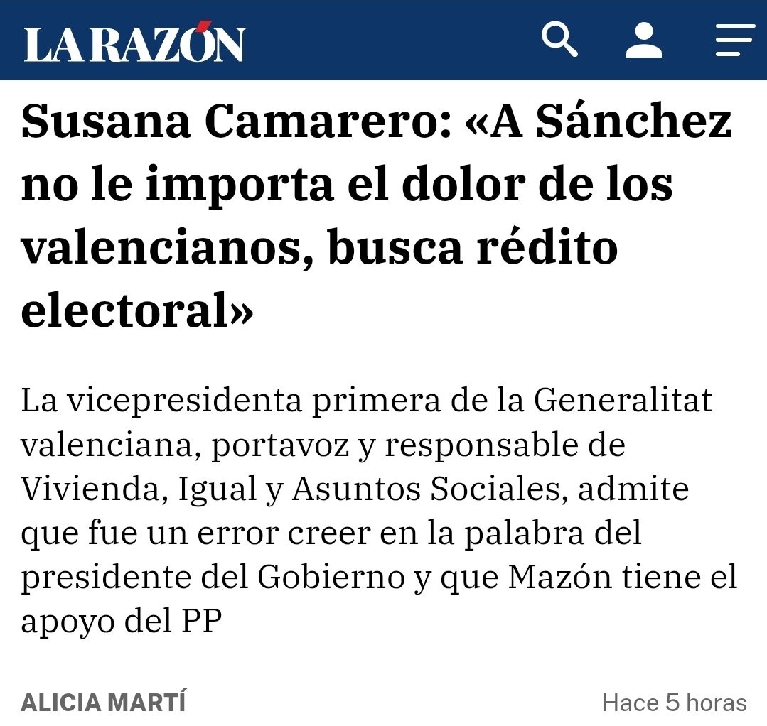 La desvergüenza del gobierno de la Generalitat Valenciana no se limita ?Mazón. Esta tía es vicepresidenta de ese emplasto.