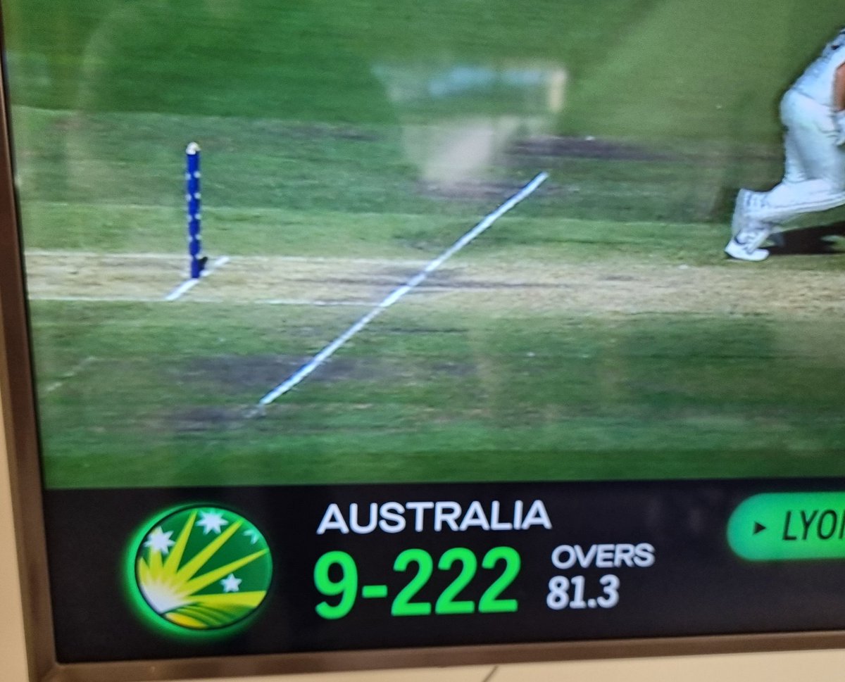 Someone was watching over you Gary... 

#RitchieBenaud
#BoxingDayTest 
#AUSvINDIA